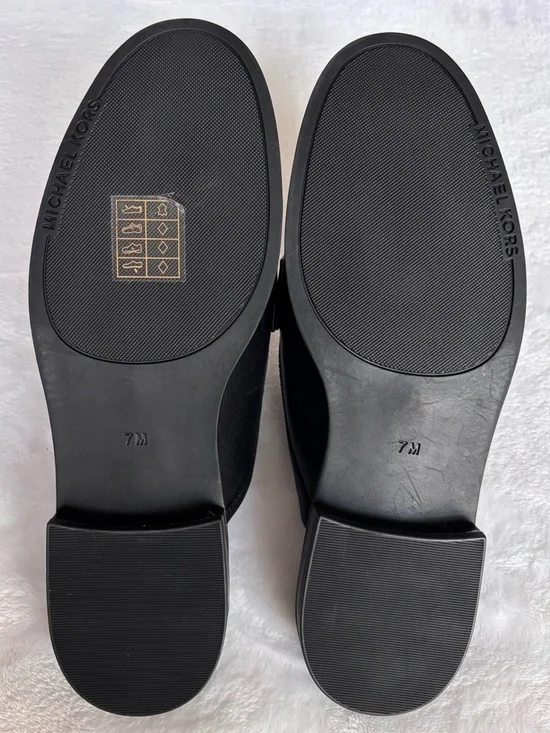 MICHAEL KORS Eden Colorblock Leather Penny Loafer-Style Slide Mule Shoe--NEW--7 - Picture 11 of 14